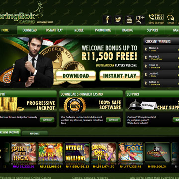 Springbok casino mobile